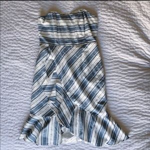 Strapless Midi Ruffled Dress from Lulu’s